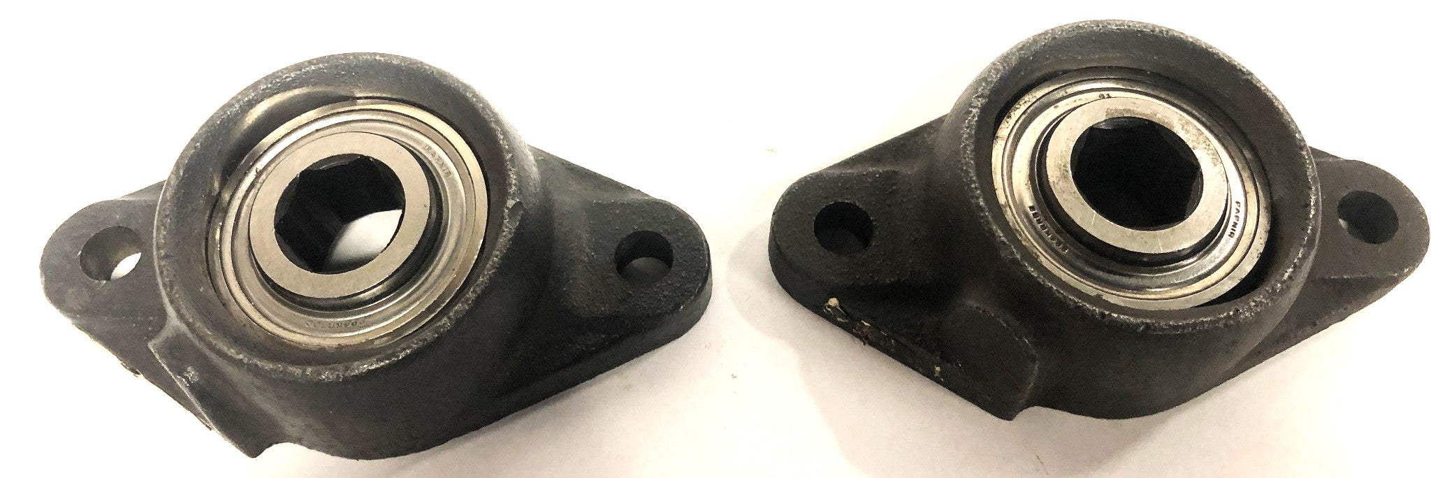 Fafnir Hex Bore Flange Mount Ball Bearing 12484 (204KRRBG) [Lot of 2] NOS