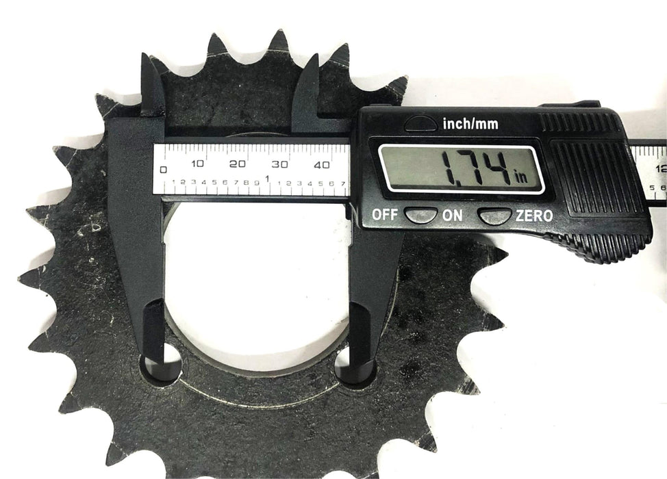 Martin 2.05 Inch Bore 22 Tooth Roller Chain Sprocket 50A22 NOS