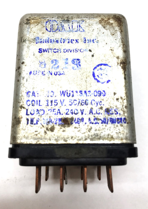 Oak Industries 115V Relay Coil WU115A3-099 USED