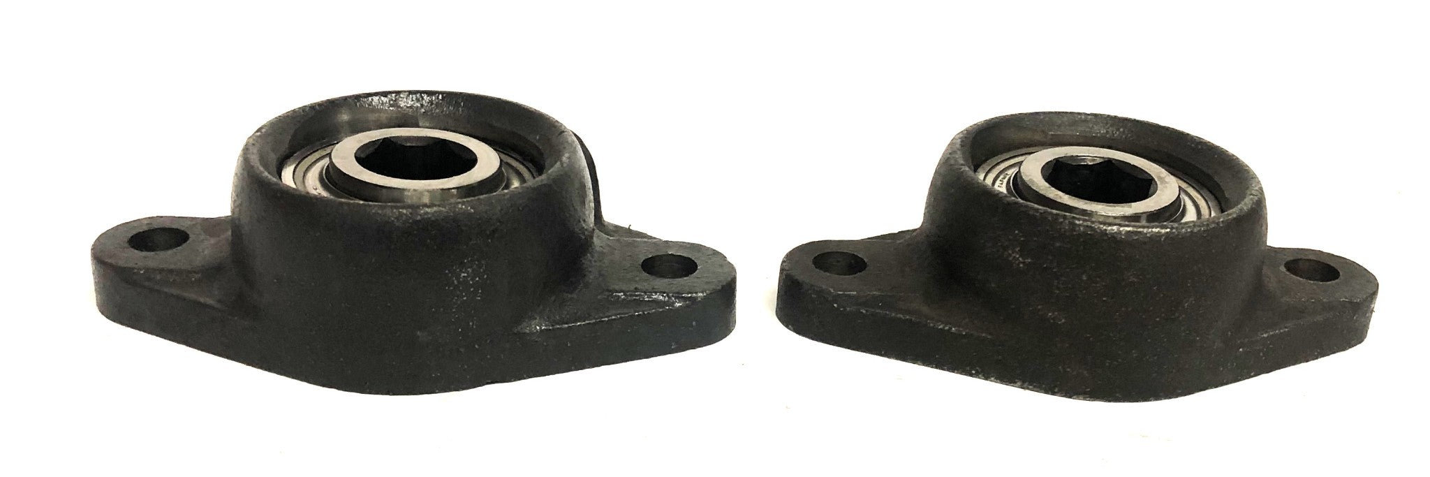 Fafnir Hex Bore Flange Mount Ball Bearing 12484 (204KRRBG) [Lot of 2] NOS