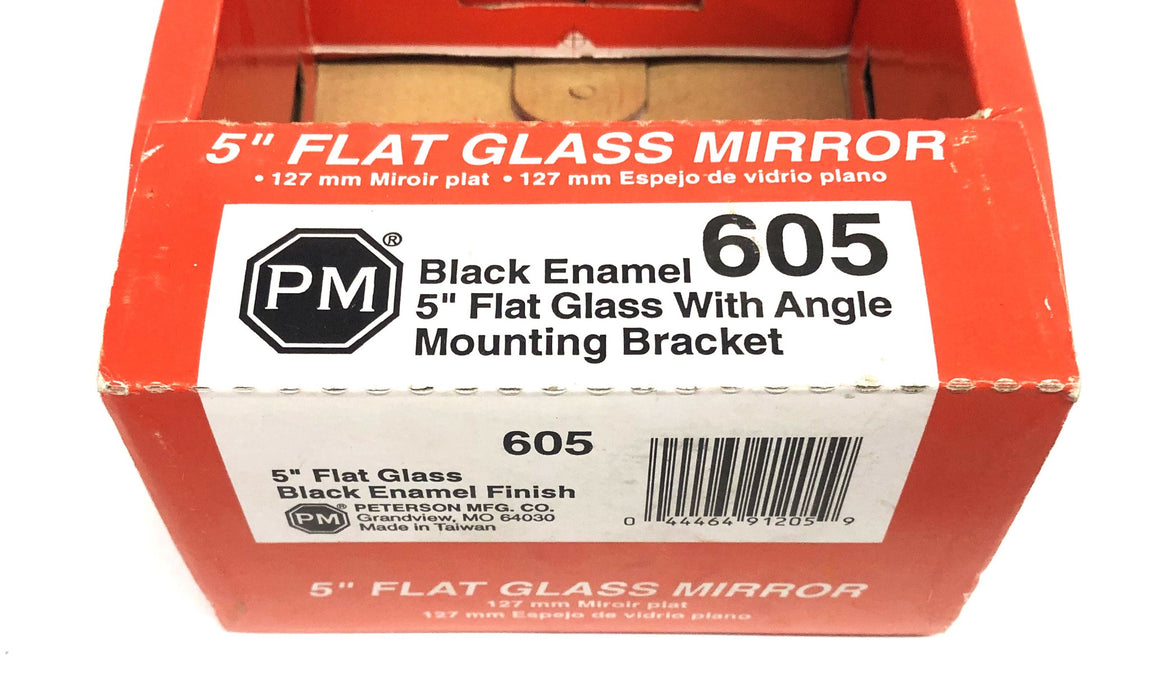 Peterson MFG 5 Inch Flat Glass Mirror 605 NOS