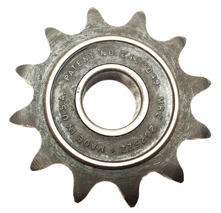 MRC Single-Roller 12-Tooth Bearing Roller Chain Sprocket 202SZZ NOS