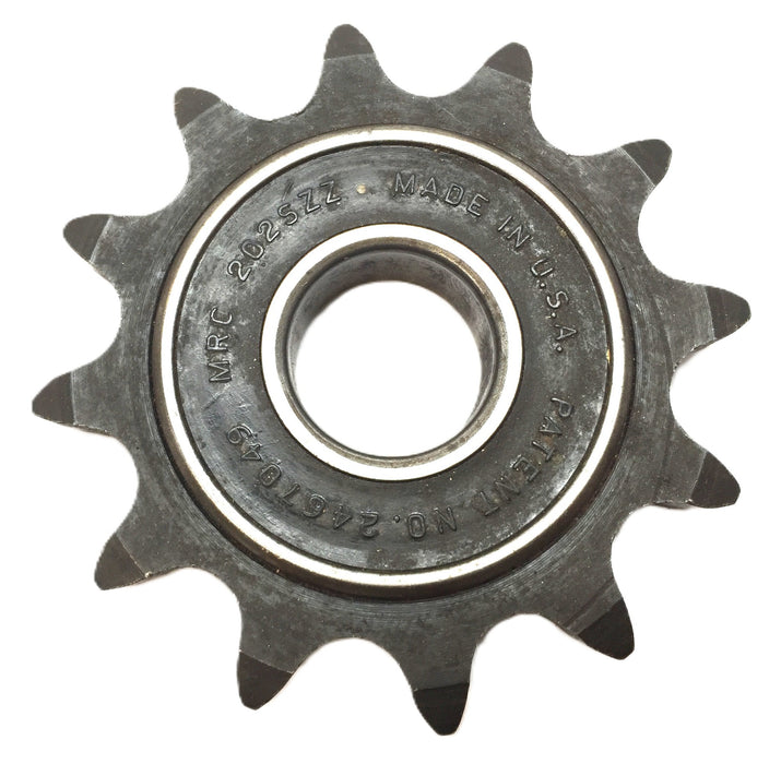 MRC Single-Roller 12-Tooth Bearing Roller Chain Sprocket 202SZZ NOS