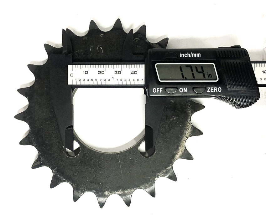 Martin 2.06 Inch Bore 22 Tooth Roller Chain Sprocket 50-22 NOS