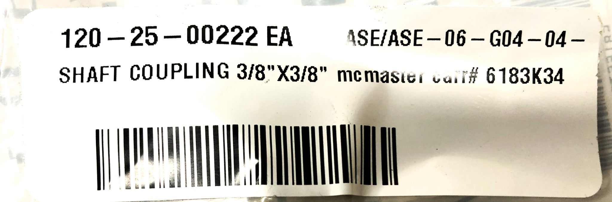 Mcmaster Carr Oilite Shaft Coupling 3/8x3/8 inch 6183K34 (58166T3) NOS