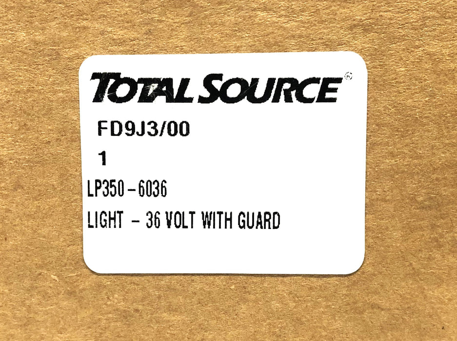 Total Source 36 Volt Spotlight With Guard Missing Hardware LP350-6036 NOS