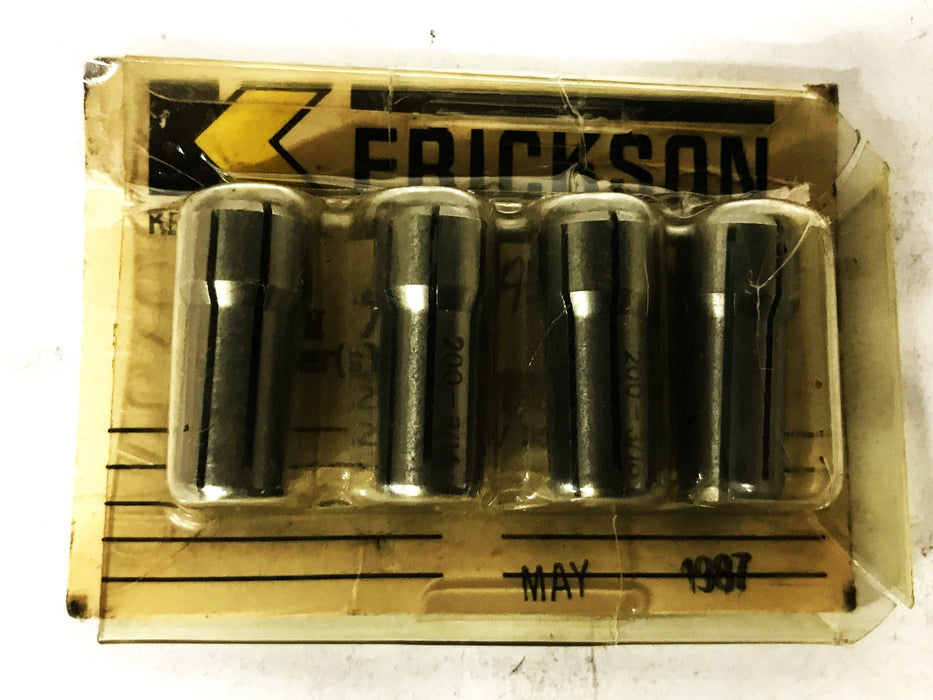 Erickson 3/16 inch Collet DA-200 [Lot of 4] NOS