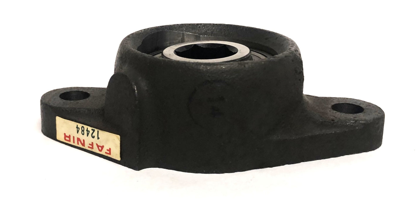 Fafnir Hex Bore Flange Mount Ball Bearing 12484 (204KRRBG) [Lot of 3] NOS