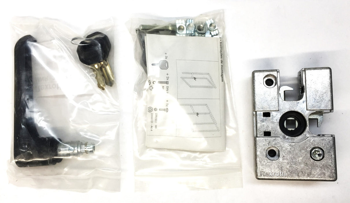 Rexroth Door Lock and Key Assembly 3842525822 NOS