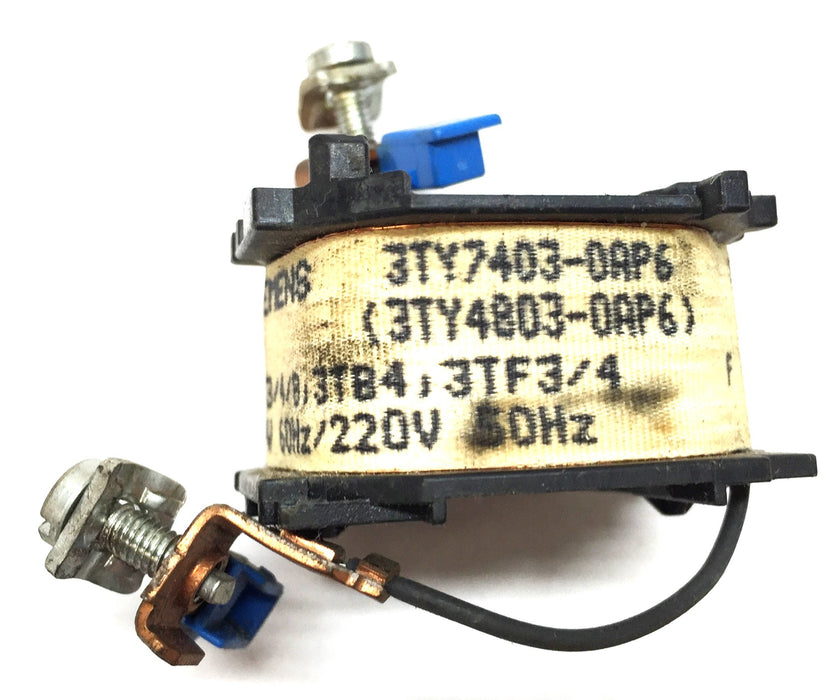 Siemens 220/240 AC Volts 50/60Hz Coil Kit 3TY7403-0AP6 USED