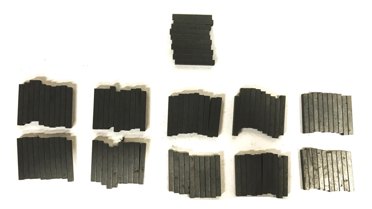 Unbranded 1/8 inch x 1 inch Square Machine Key Dowel Pin [Lot of 110] NOS