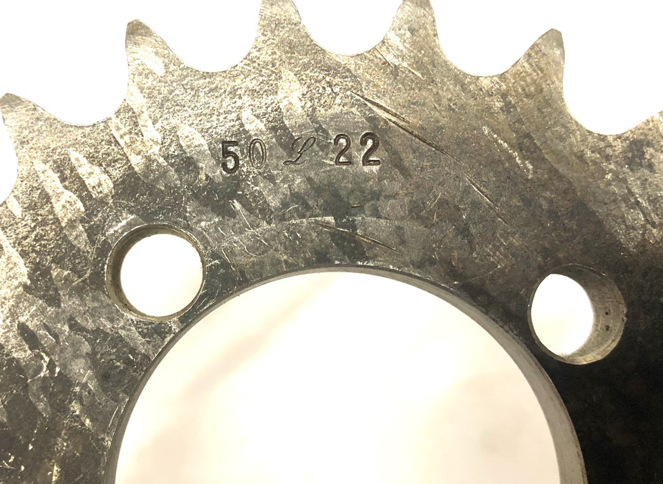 Unbranded 2.06 Inch Bore 22 Tooth Roller Chain Sprocket 50L22 NOS
