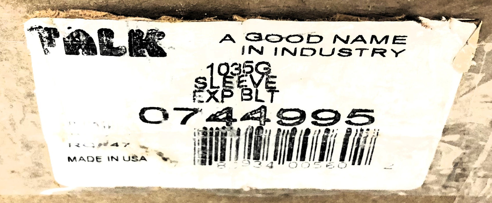 FALK 1035G20 EXP BLT Sleeve Without Gasket 0744995 NOS