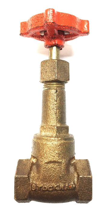 Stockham 1/4" Brass Gate Valve B-100 (1258) NOS