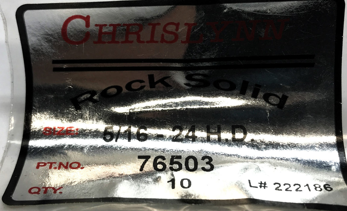 Chrislynn Pack of (10) 5/16-24 H.D. Key-Locking Threaded Inserts 76503 NOS