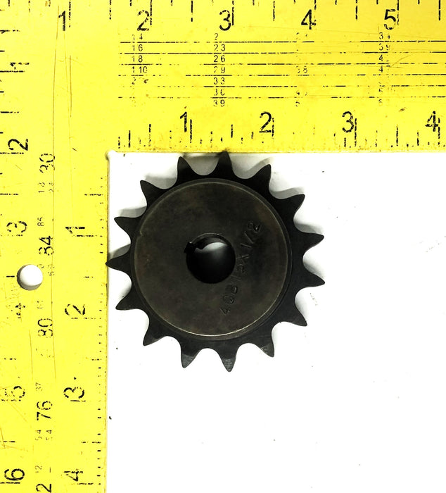 Unbranded Roller Chain Sprocket 40B15X1/2 NOS