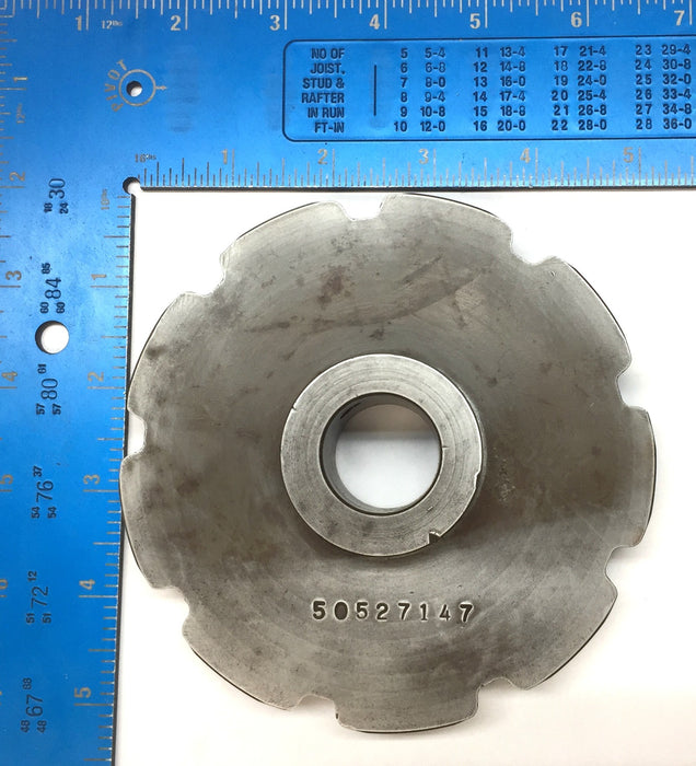 Unbranded 9-Tooth Steel Pulley without Set-Screws 50527147 USED