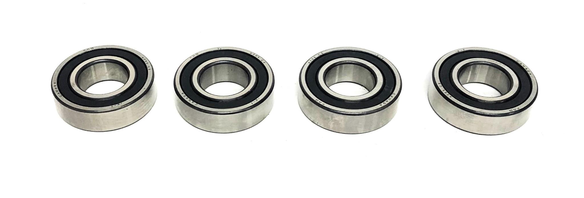 FAG Ball Bearing Double Shielded 6205-C3 (6205-RSR-C3) [Lot of 3] NOS