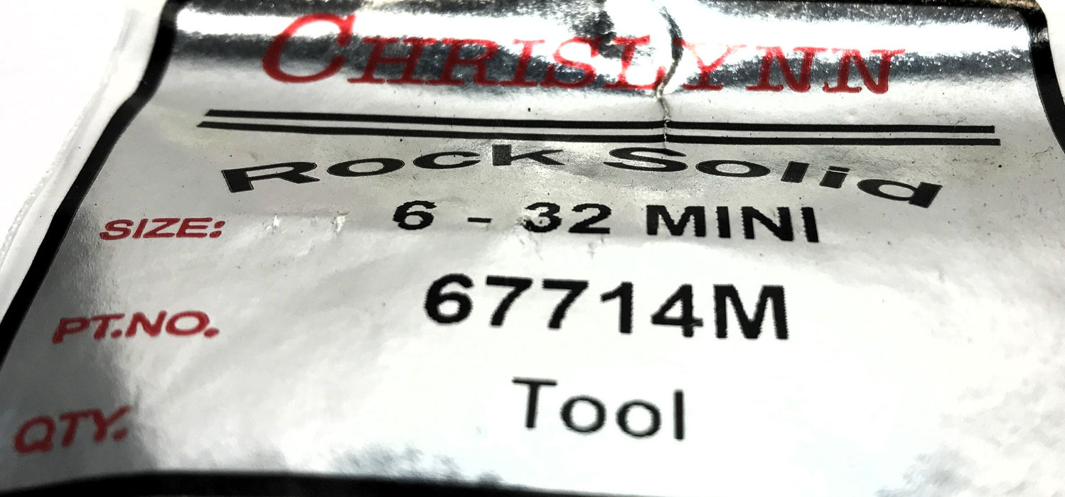 Chrislynn 6-32 Mini Threaded Insert Tool 67714M NOS