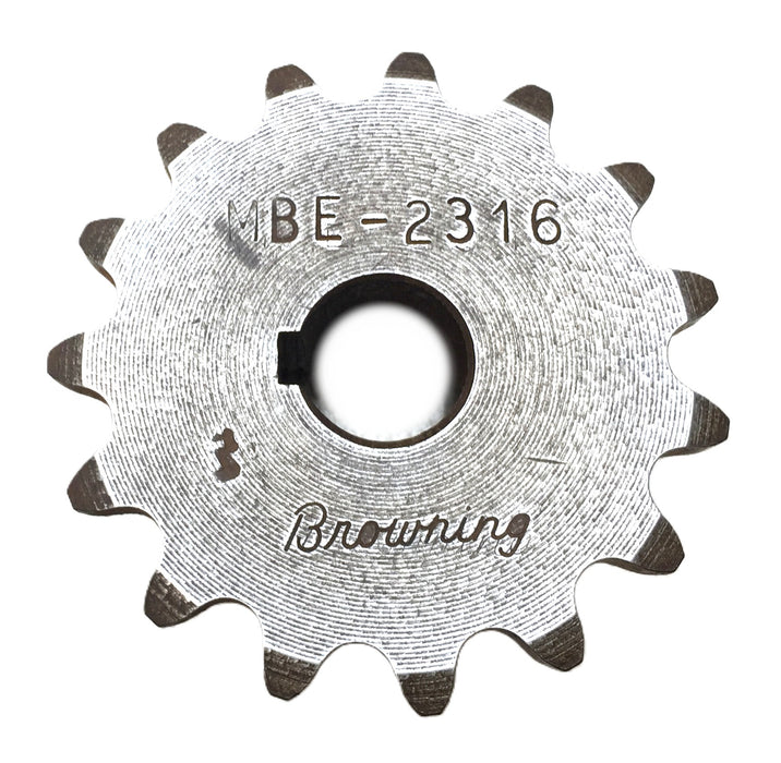Browning Single-Roller Chain Sprocket with 1/2" Bore with Keyway MBE-2316 USED
