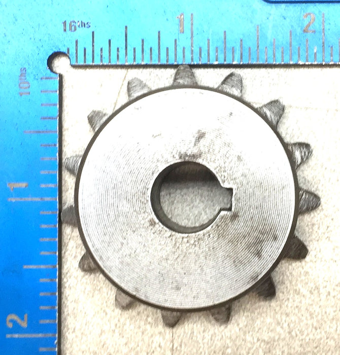 Browning Single-Roller Chain Sprocket with 1/2" Bore with Keyway MBE-2316 USED