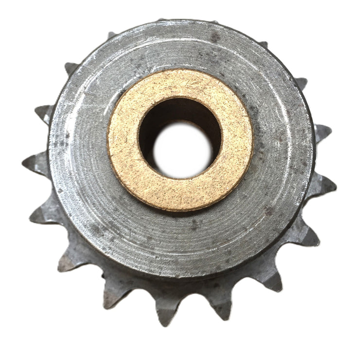 Martin Single-Roller Chain Sprocket with 5/8" Copper Bushing Bore 40B17 USED