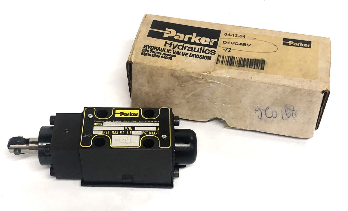 Parker 30 Degree 5000PSI Directional Control Valve D1VC4BV 72 NOS