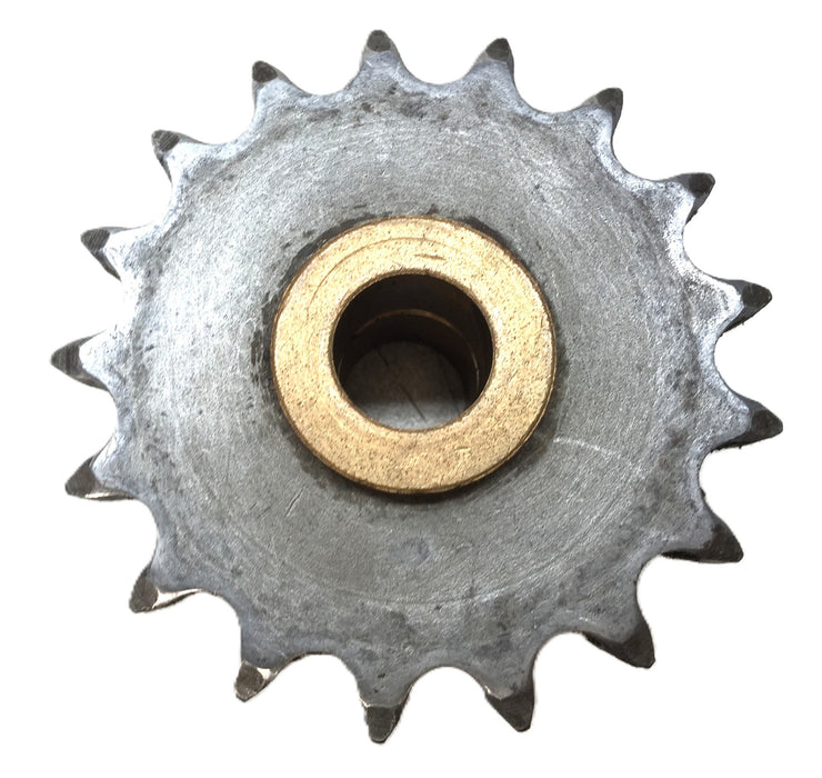 Martin Single-Roller Chain Sprocket with 5/8" Copper Bushing Bore 40B17 USED