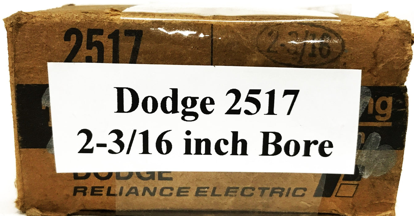 Dodge Taper Lock Bushing 2517-2-3/16 NOS