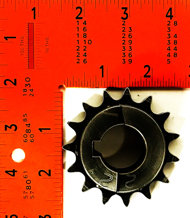 Martin 15-Tooth B-Hub Split Sprocket with 1 inch Bore 40B15 NOS