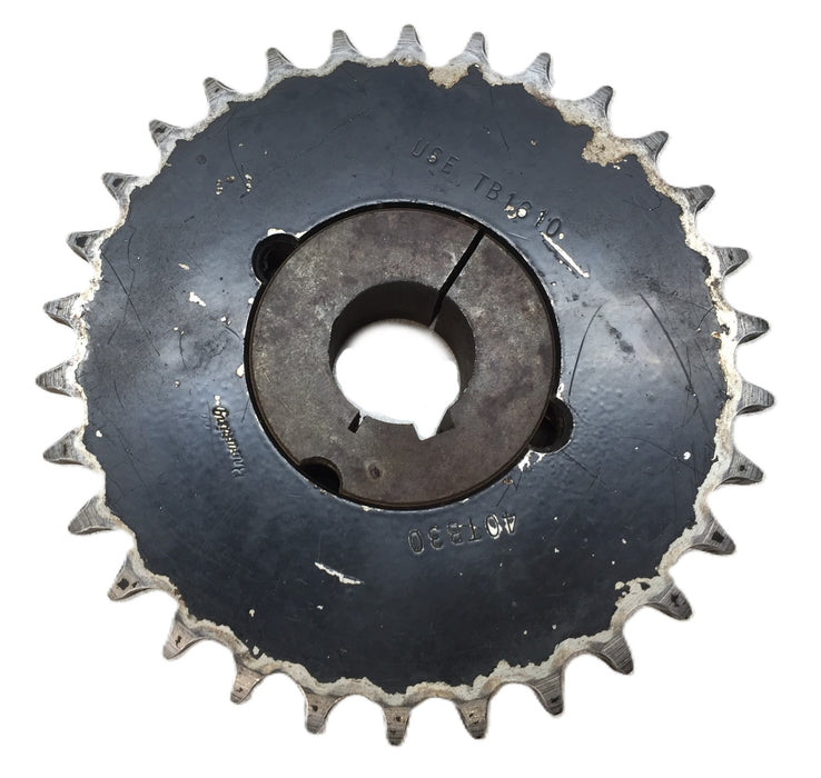 Browning Roller Chain Sprocket w/1610 Taper-Lock Bushing w/1" Bore 40TB30 USED