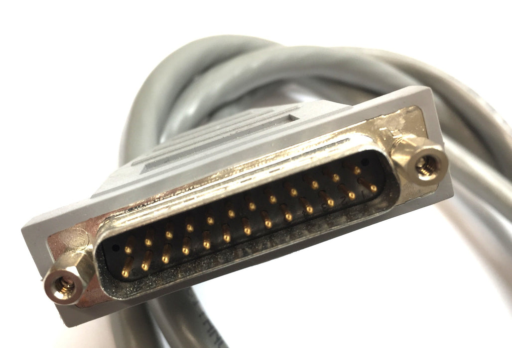AMP Custom Angle 4' DB25 Pin Male to DB25 Female Legacy Cord (LL67097) NOS