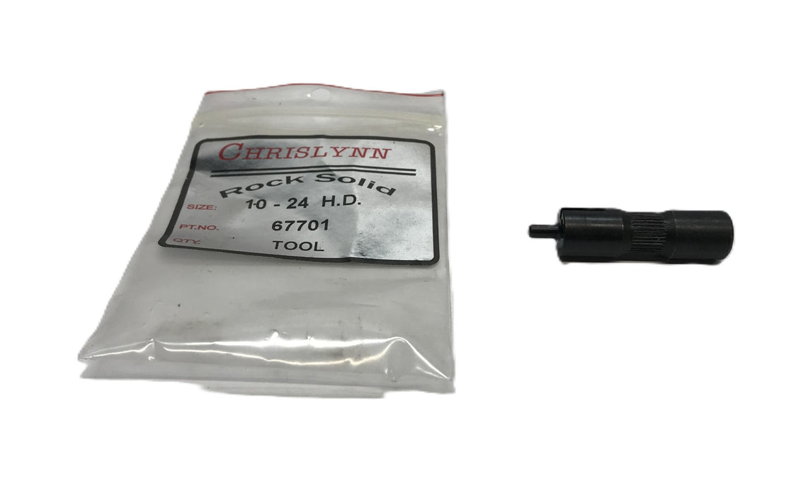 Chrislynn 10-24 H.D. Key-Locking Insert Installation Tool 67701 NOS