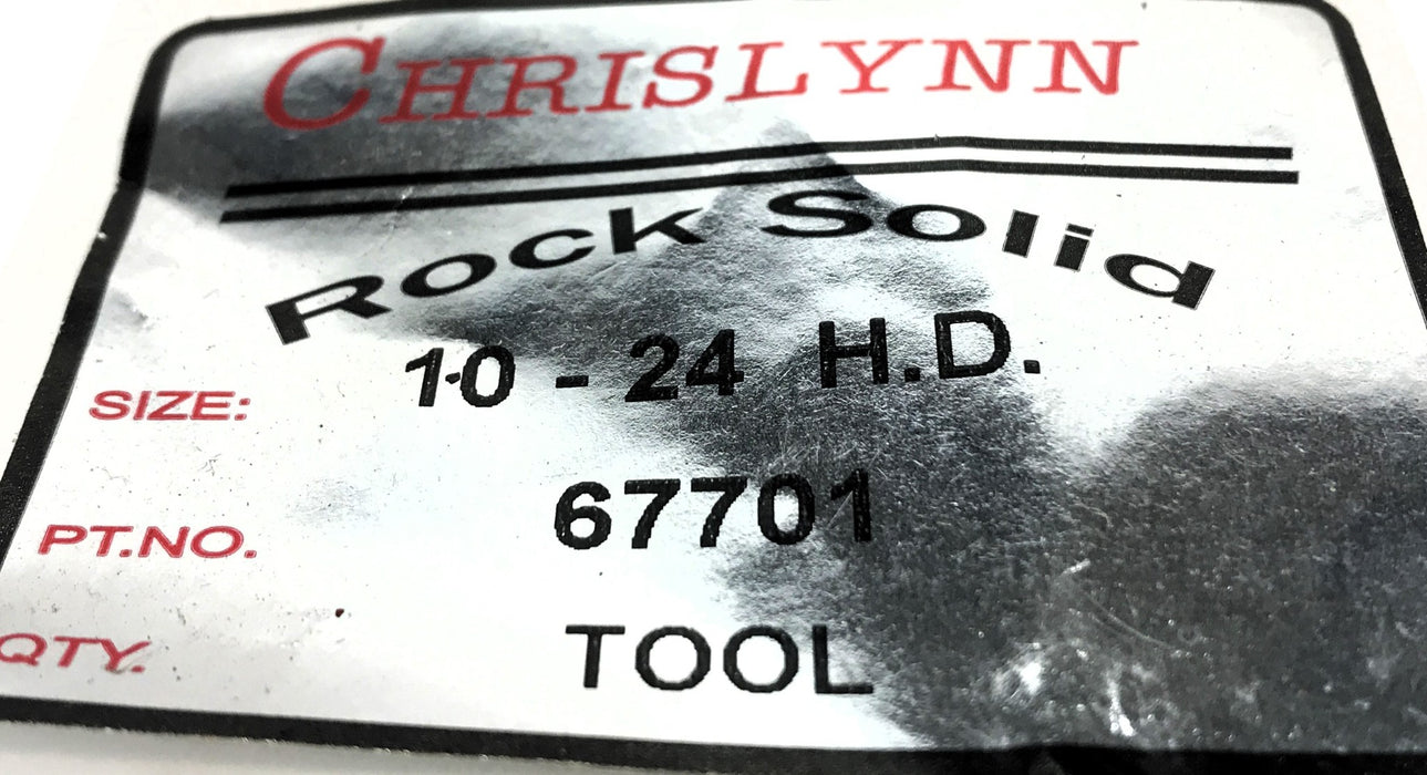 Chrislynn 10-24 H.D. Key-Locking Insert Installation Tool 67701 NOS