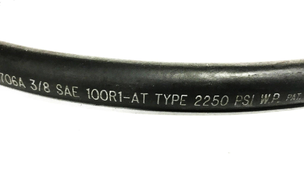 Dayco 3/8 x 45 inch Hydraulic Hose Assembly 100R1AT NOS