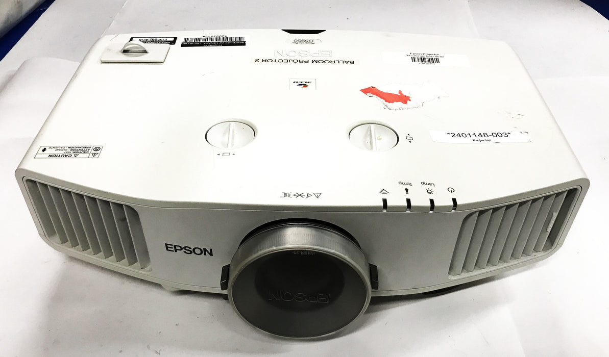 Epson Digital Projector H349A No Power Cord USED