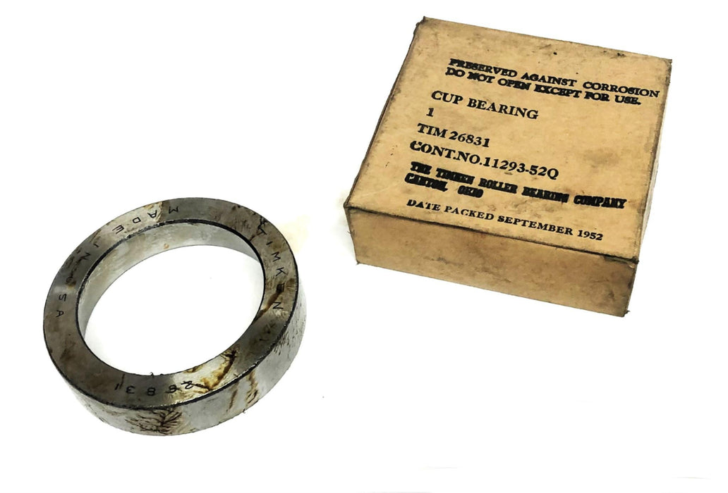 Timken Tapered Roller Bearing Cup 26831 NOS
