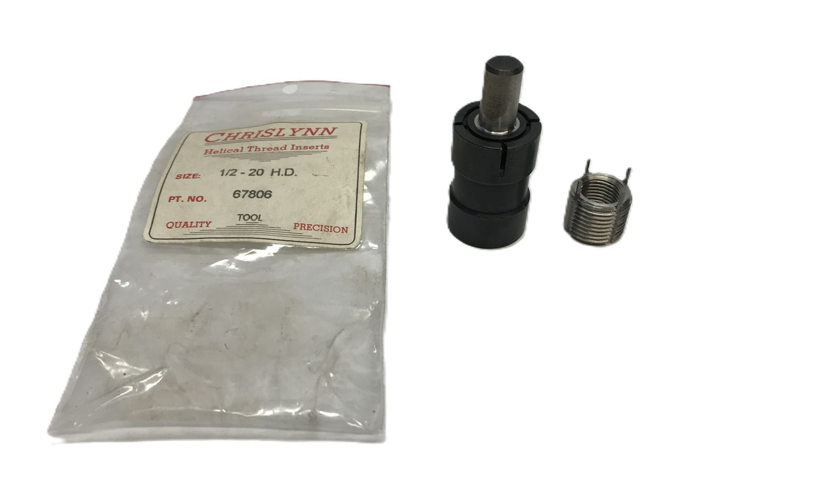 Chrislynn 1/2-20 H.D. Key-Locking Insert Installation Tool 67806 NOS