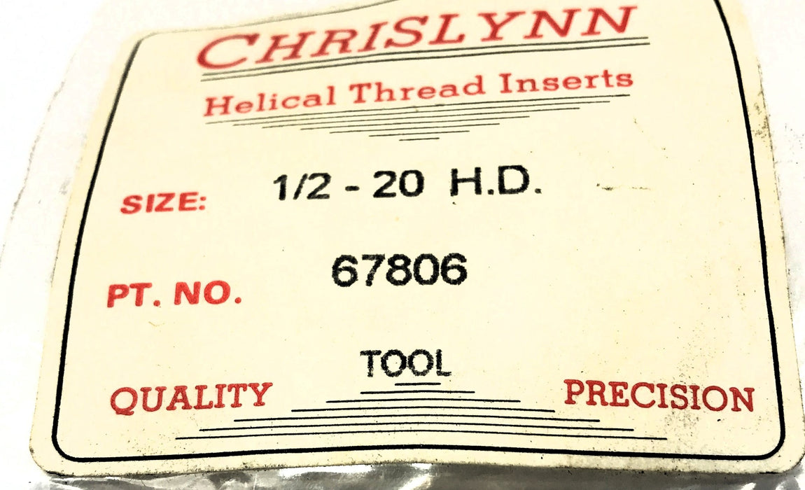 Chrislynn 1/2-20 H.D. Key-Locking Insert Installation Tool 67806 NOS
