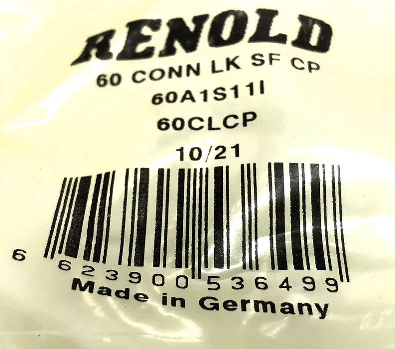 Renold 60 Connector Link 60A1S11I (60CLCP) [Lot of 5] NOS