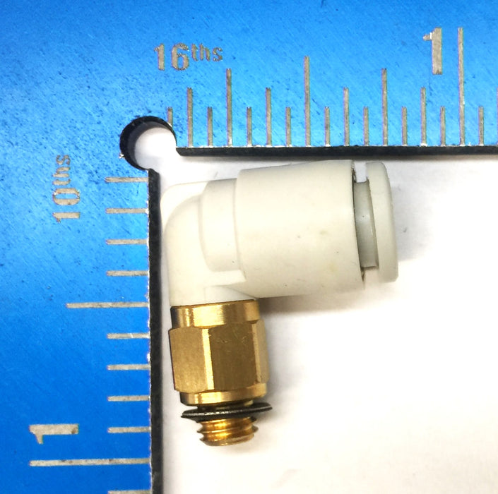 SMC S'Pore 1/4" x 10 Pneumatic Elbow Fitting PL1/4XU10U [Lot of 10] NOS