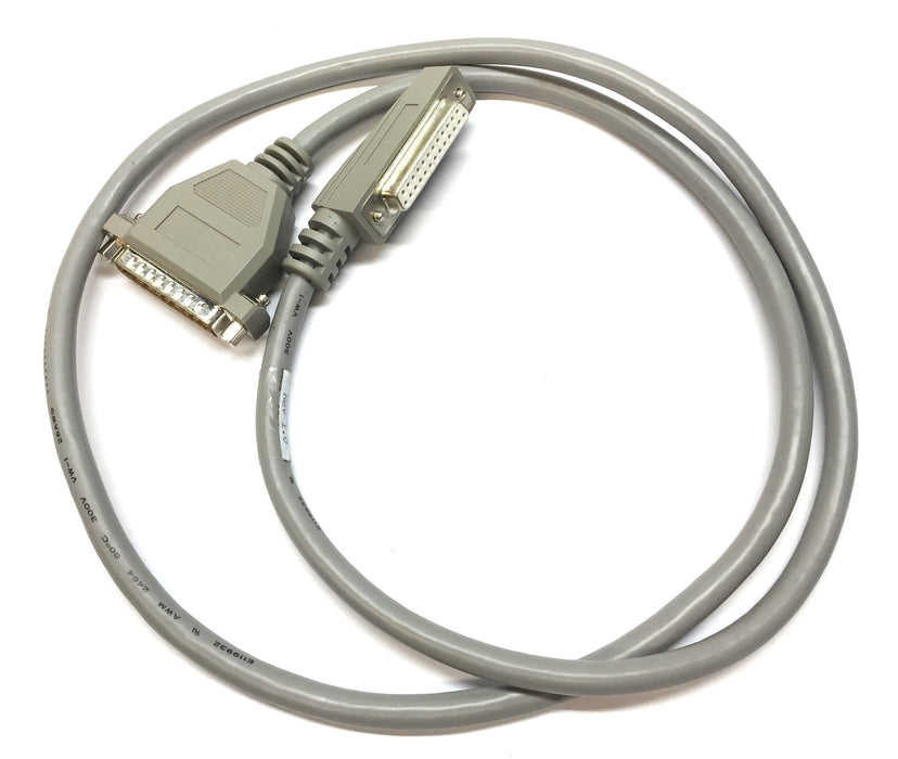 Copartner Custom DB25 Male to DB25 Female Angled Cable E119932 (20-0556) NOS