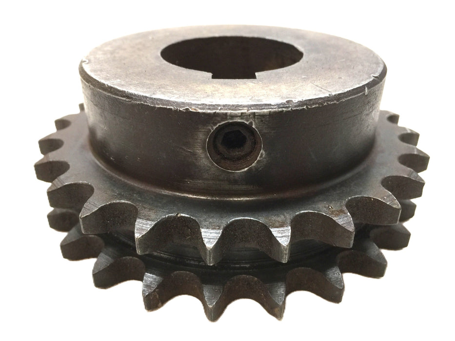 Browning Double-Roller Chain Sprocket with 1.42" Bore with Keyway D40B24 USED
