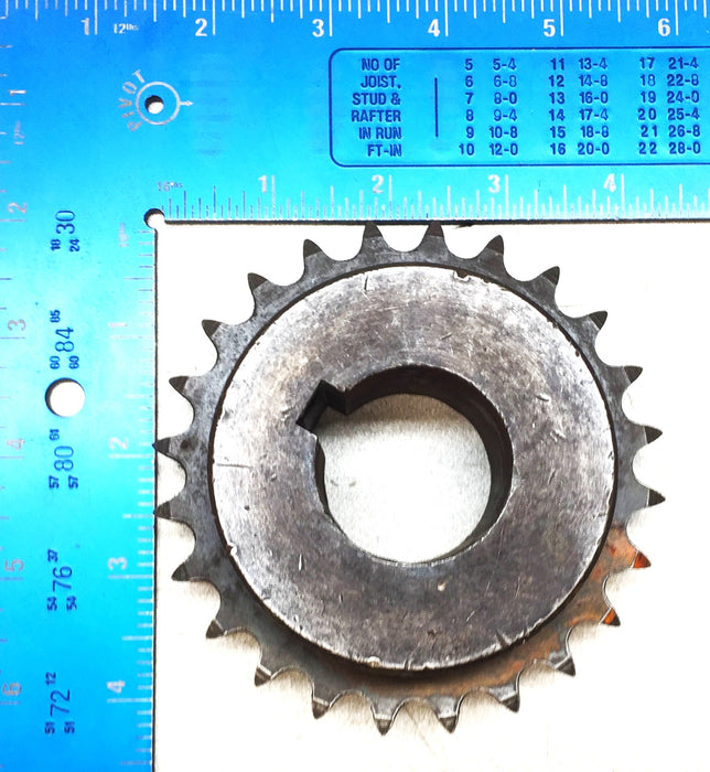 Browning Double-Roller Chain Sprocket with 1.42" Bore with Keyway D40B24 USED