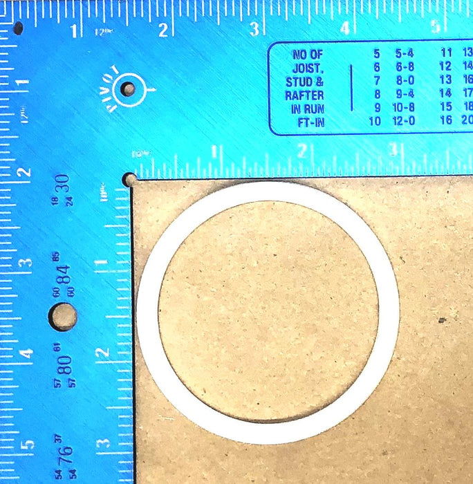 Miller Pack of (4) Teflon Wiper 2-1/2" Rod Seal 051-WP001-250 NOS