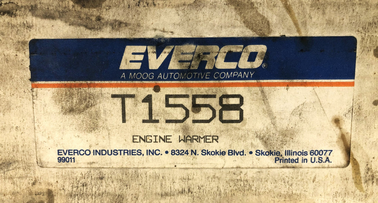Everco Therm-O-Pump Engine 850 Watt 120 Volt 50/60Hz Engine Warmer T1558 NOS