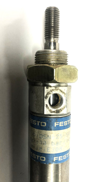 Festo E308 pmax10bar/14psi Cylinder DSN-25-50P USED