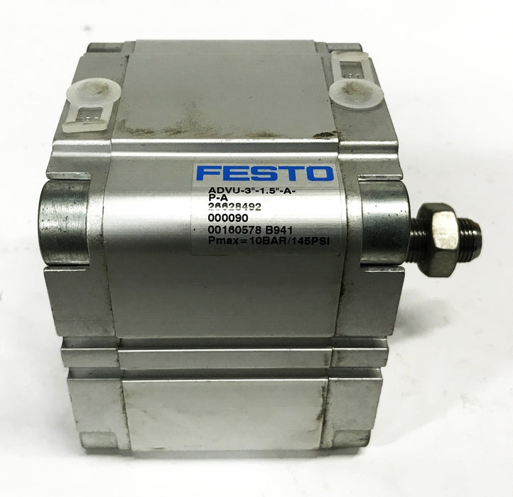 Festo Compact Pneumatic Cylinder ADVU-3-1.5-A-P-A NOS