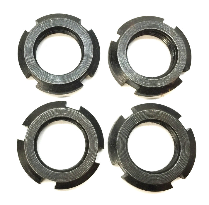 Unbranded 1" Black Steel Slotted Spanner Nut 11620003 [Lot of 4] NOS