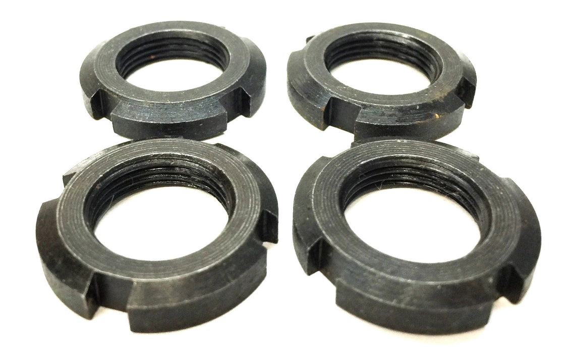 Unbranded 1" Black Steel Slotted Spanner Nut 11620003 [Lot of 4] NOS